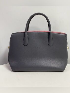 Christian Dior Open Bar LG Tote – Gray Grained Calfskin, Pink Interior- EUC wCOA